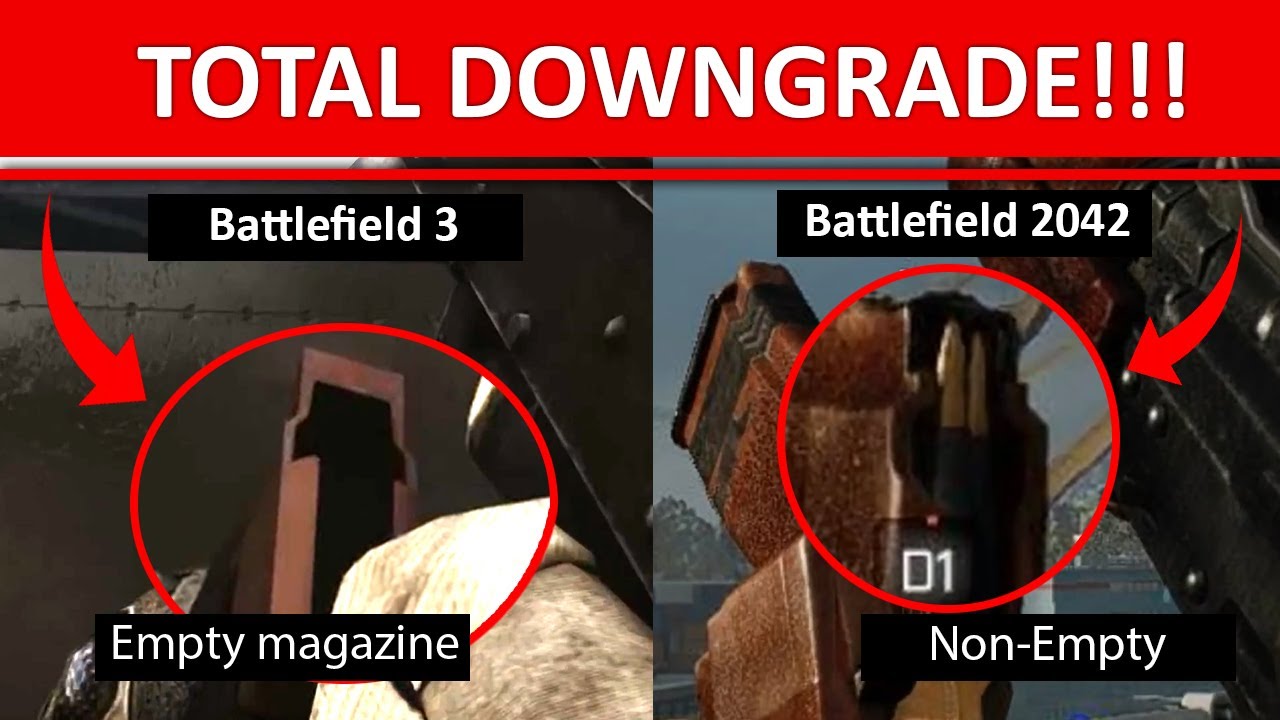Пользователь сравнил качество исполнения Battlefield 2042 с качеством предыдущих частей серии