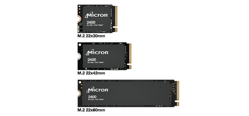 Micron начала поставки клиентских SSD на базе 176-слойных микросхем 3D QLC NAND