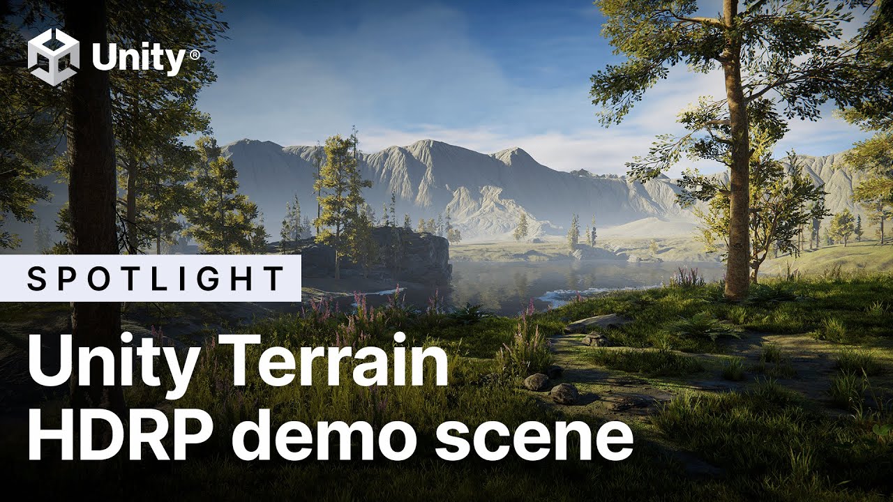 Демонстрационная сцена Unity 2021.2 Terrain HDRP доступна для бесплатного скачивания