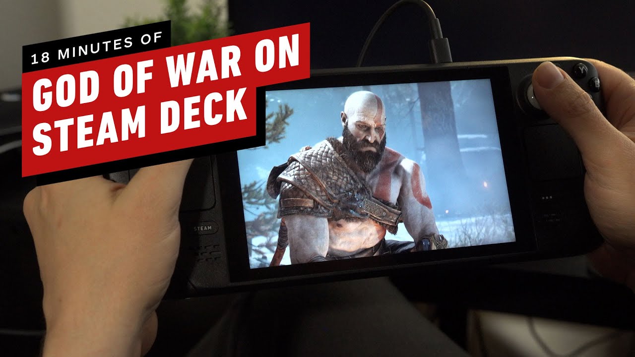 В сети появилась запись геймплея God of War на портативной консоли Steam Deck